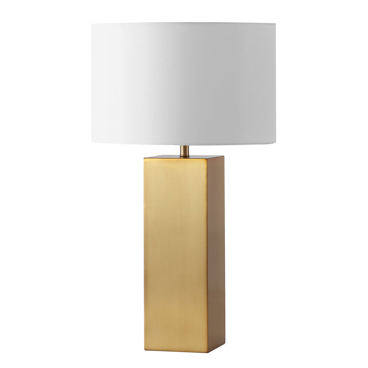 American Home Furniture Safavieh Couture Hank Metal Square Table Lamp