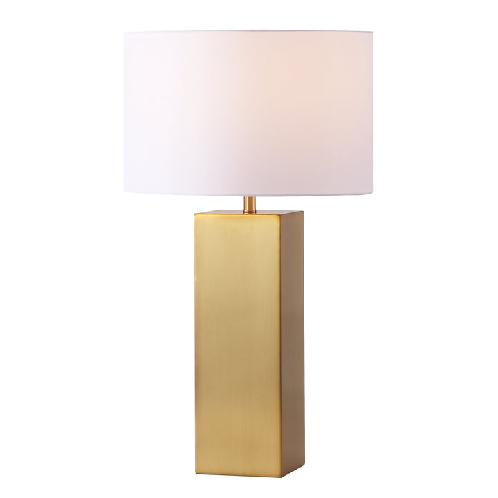 American Home Furniture Safavieh Couture Hank Metal Square Table Lamp