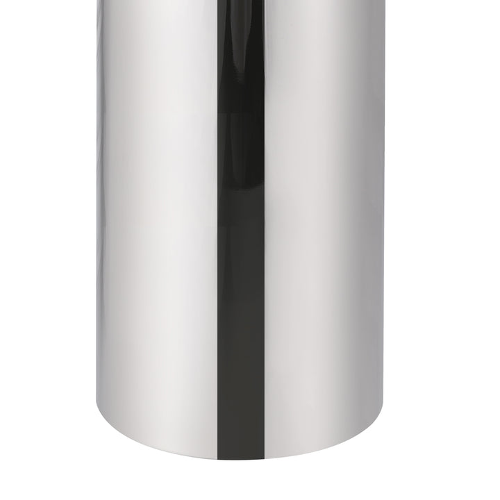 15"W x 15"D x 28.5"H / Silver/White