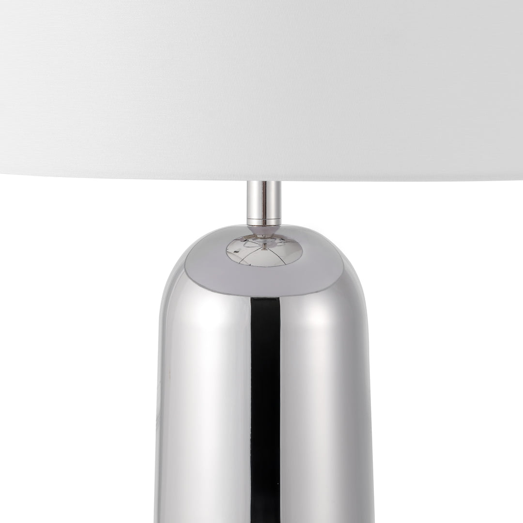 15"W x 15"D x 28.5"H / Silver/White