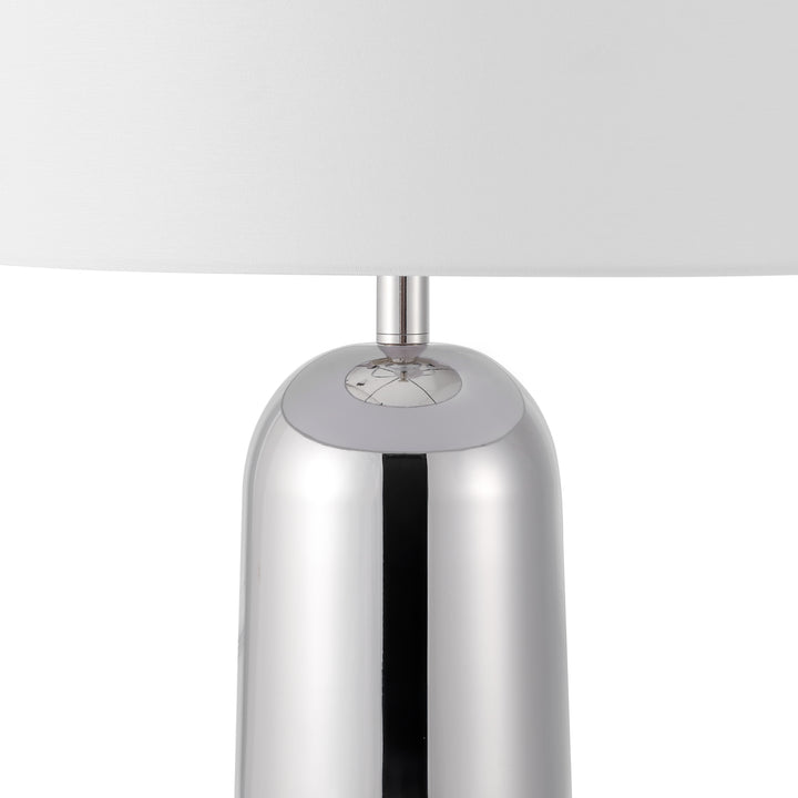 15"W x 15"D x 28.5"H / Silver/White