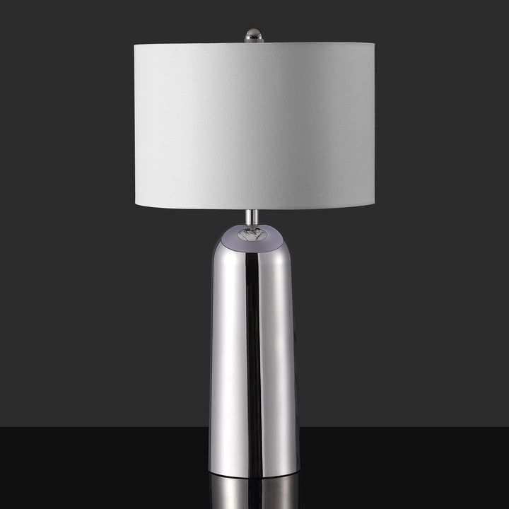 15"W x 15"D x 28.5"H / Silver/White