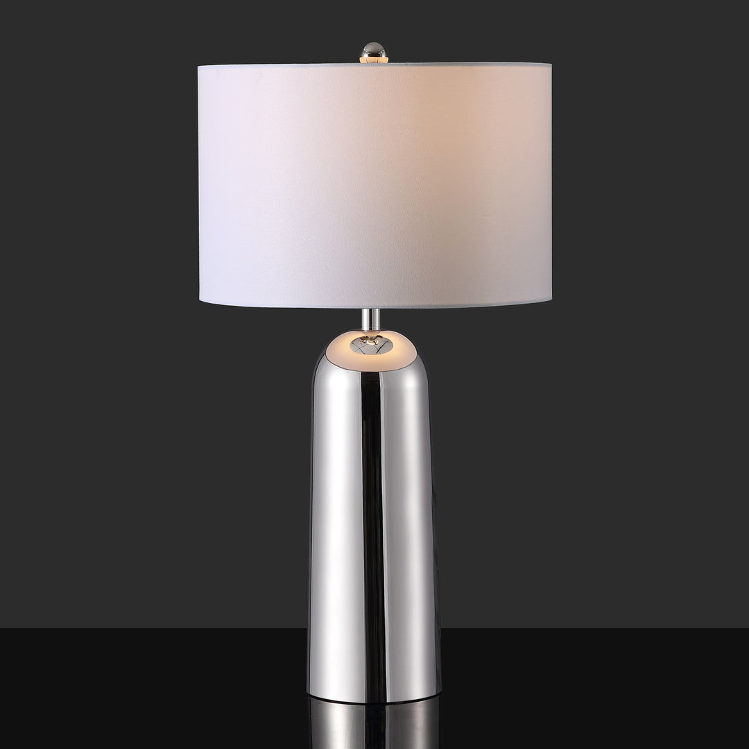 15"W x 15"D x 28.5"H / Silver/White