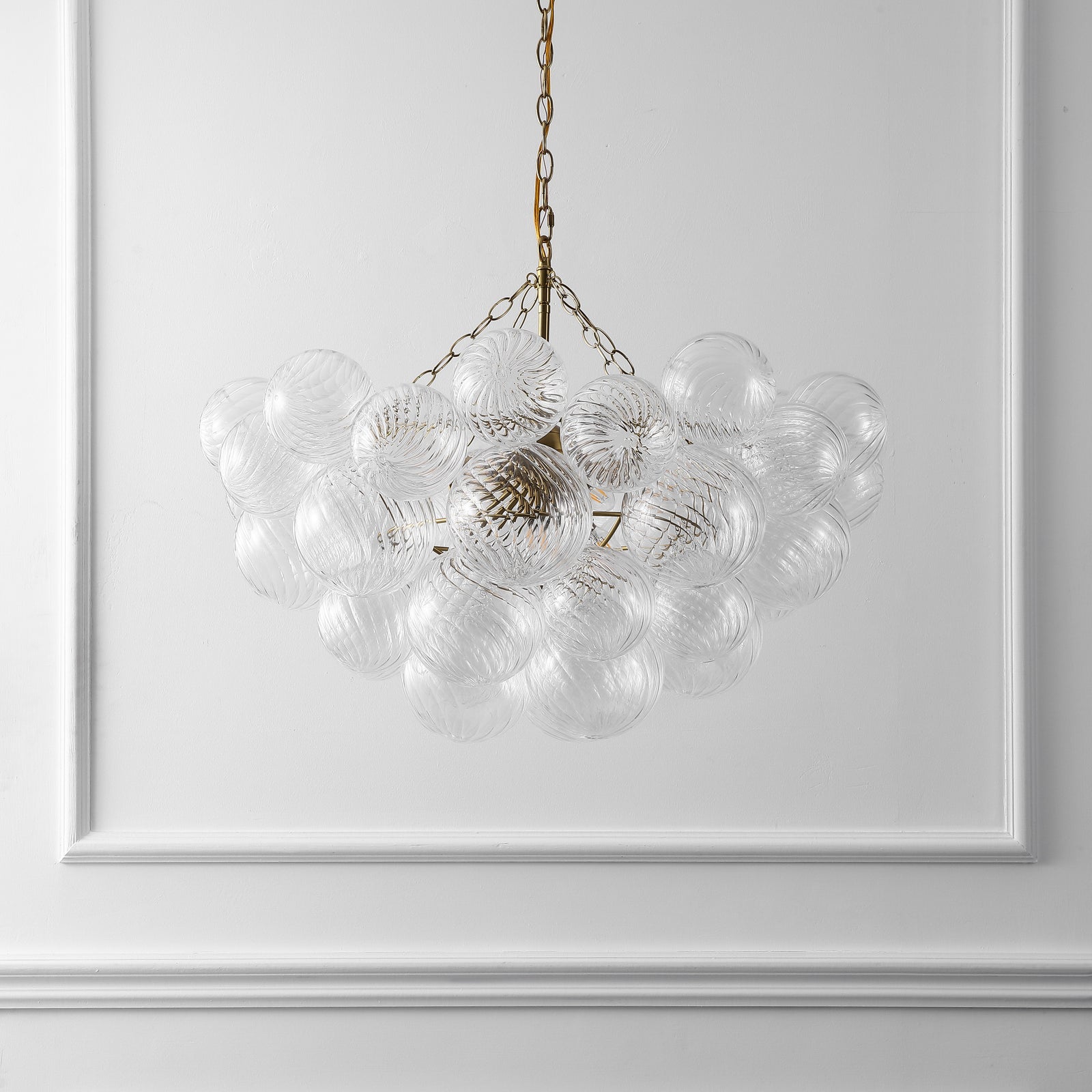 American Home Furniture Safavieh Couture Betty Glass Bubbles Chandelier