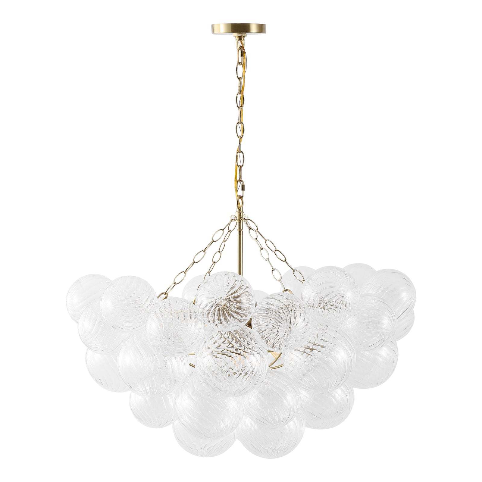 American Home Furniture Safavieh Couture Betty Glass Bubbles Chandelier