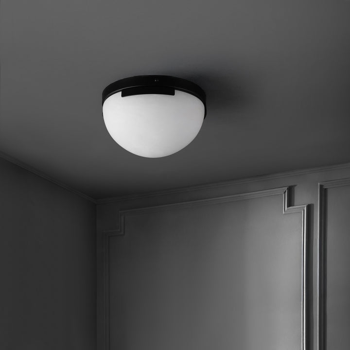 8"W x 8"D x 4.8"H / Black/Off White