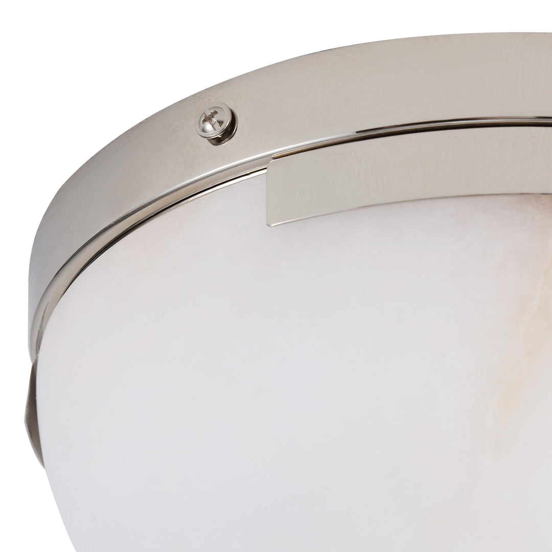 8"W x 8"D x 4.8"H / Silver/Off White