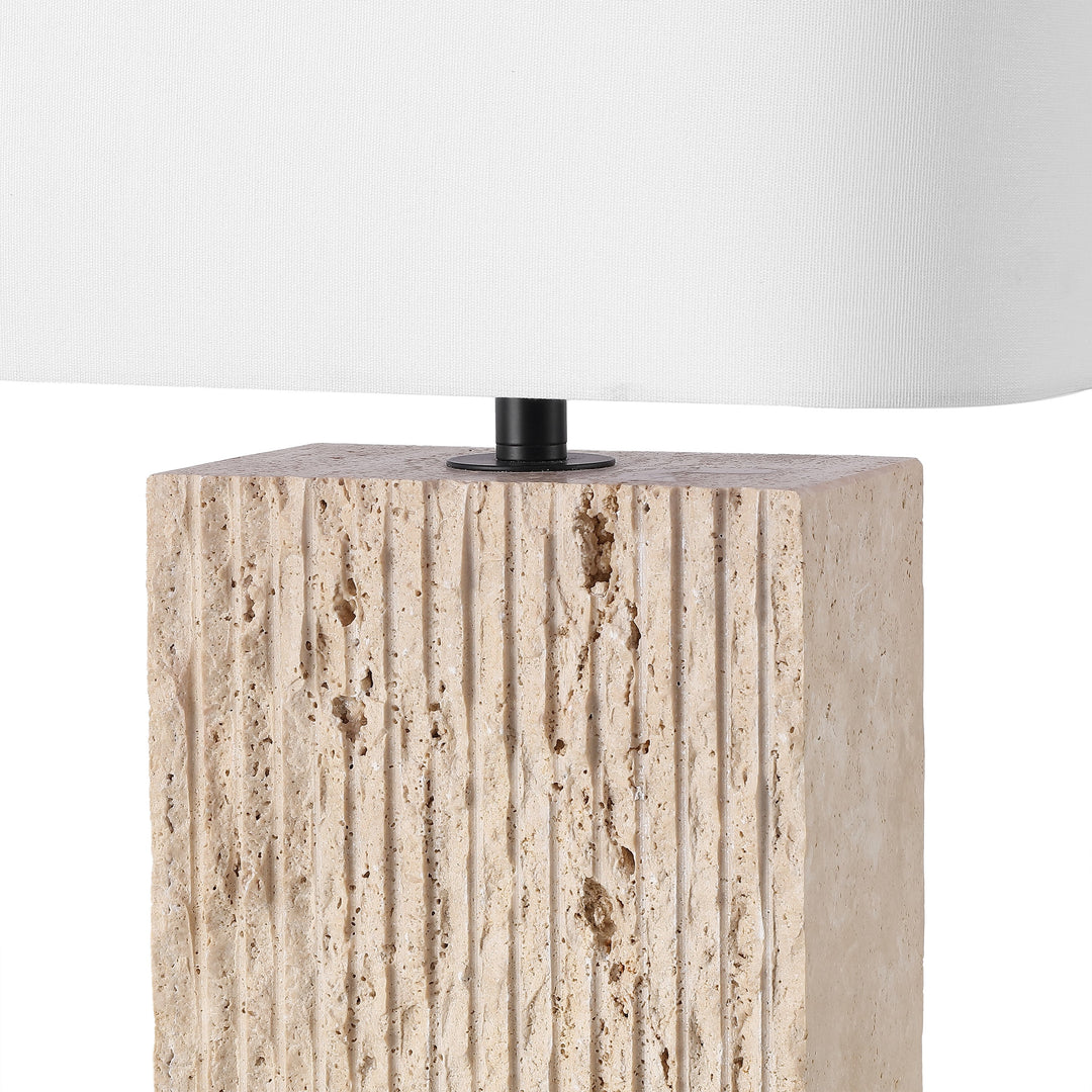 Safavieh Couture Henry Travertine Table Lamp