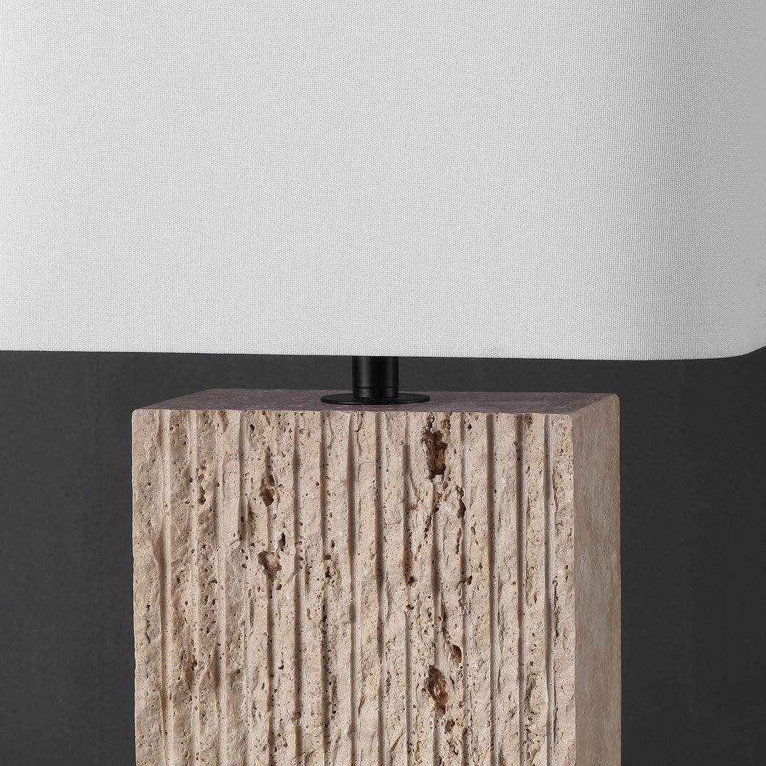 Safavieh Couture Henry Travertine Table Lamp