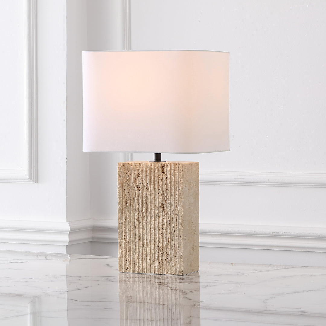 Safavieh Couture Henry Travertine Table Lamp