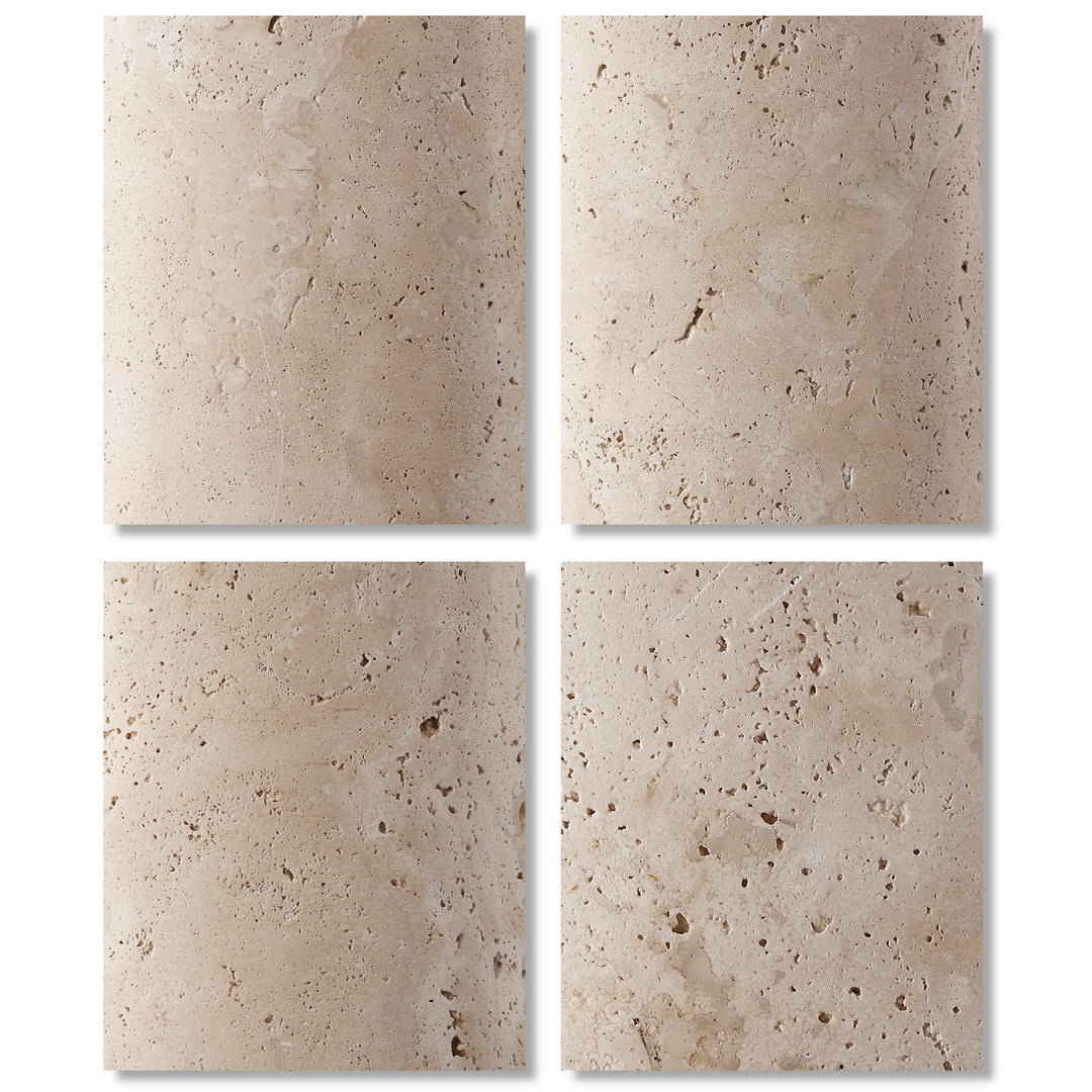 Travertine / White