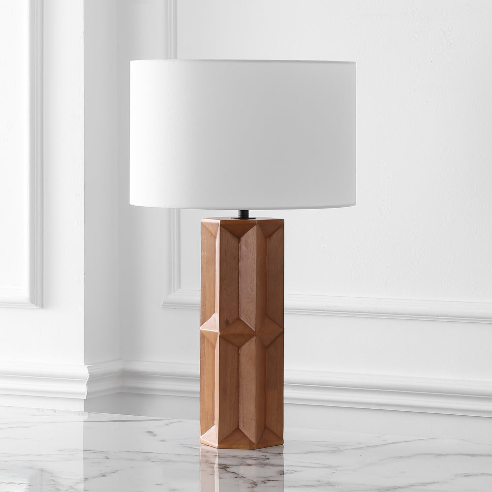 American Home Furniture Safavieh Couture Ferdinand Wood Table Lamp