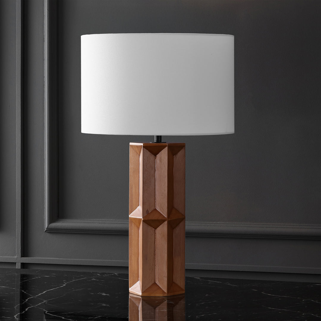 American Home Furniture Safavieh Couture Ferdinand Wood Table Lamp