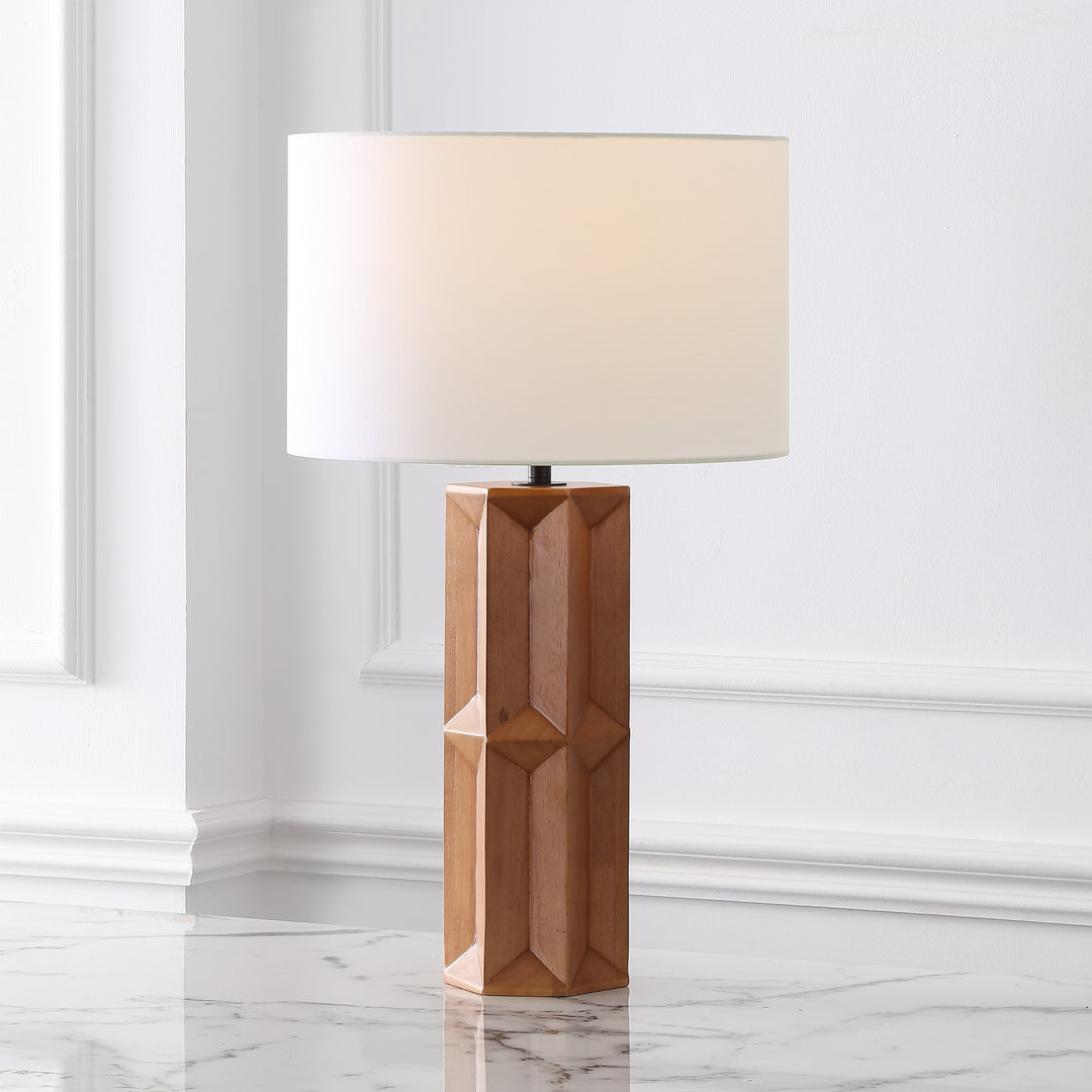 American Home Furniture Safavieh Couture Ferdinand Wood Table Lamp