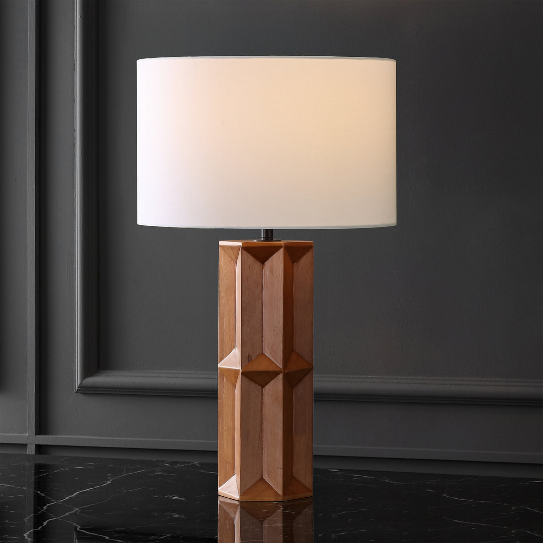 American Home Furniture Safavieh Couture Ferdinand Wood Table Lamp