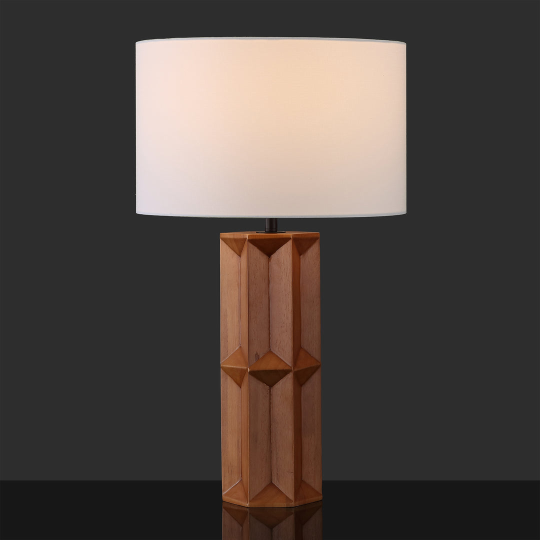 American Home Furniture Safavieh Couture Ferdinand Wood Table Lamp