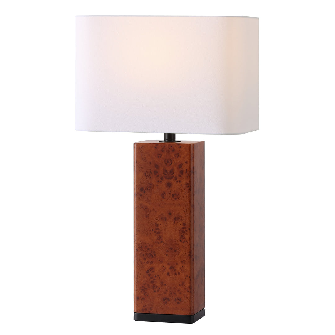 American Home Furniture Safavieh Couture Elsee Burl Wood Table Lamp