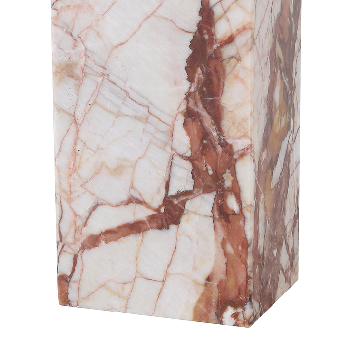 American Home Furniture Safavieh Couture Chrisette Marble Square Base Table Lamp
