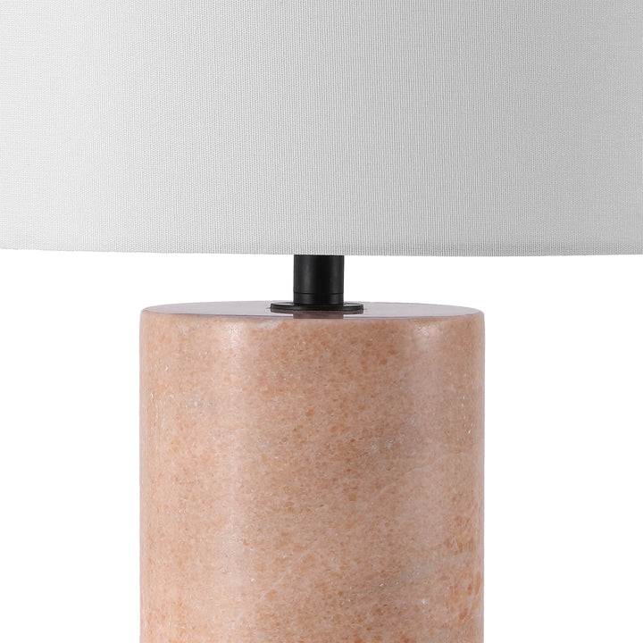 American Home Furniture Safavieh Couture Jillianna Round Marble Table Lamp