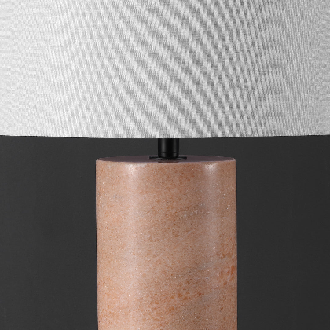 American Home Furniture Safavieh Couture Jillianna Round Marble Table Lamp