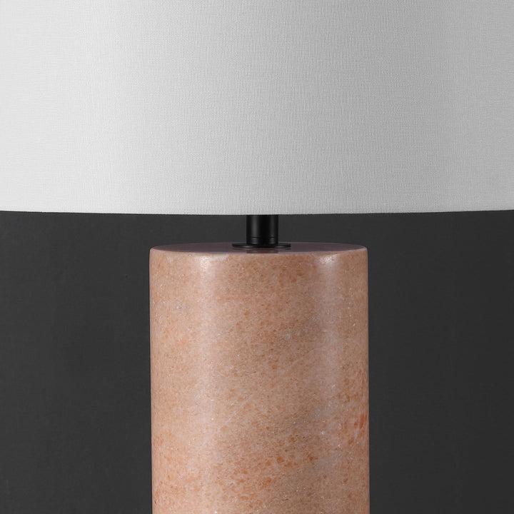 American Home Furniture Safavieh Couture Jillianna Round Marble Table Lamp