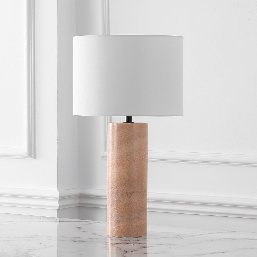 American Home Furniture Safavieh Couture Jillianna Round Marble Table Lamp