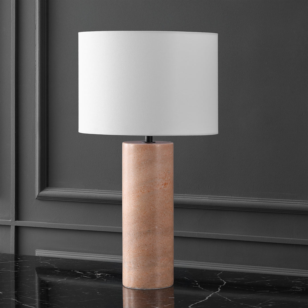 American Home Furniture Safavieh Couture Jillianna Round Marble Table Lamp