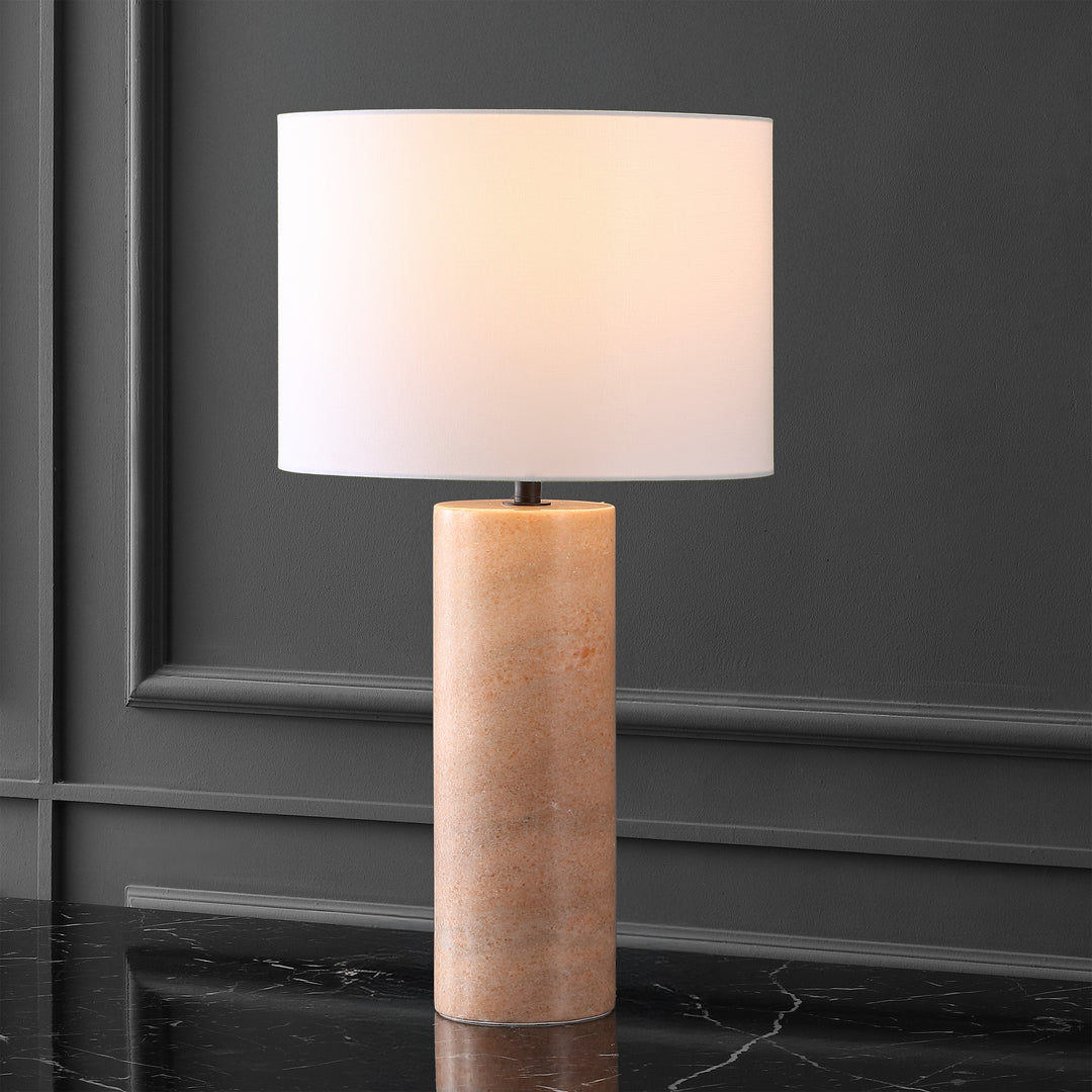 American Home Furniture Safavieh Couture Jillianna Round Marble Table Lamp