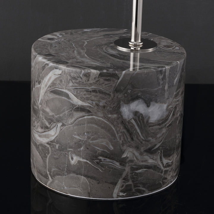 18"W x 10"D x 31"H / Silver/Grey