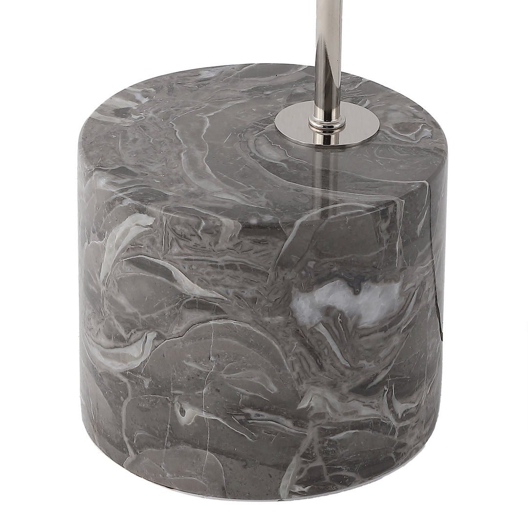 18"W x 10"D x 31"H / Silver/Grey