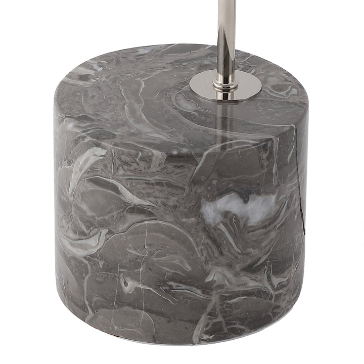 18"W x 10"D x 31"H / Silver/Grey