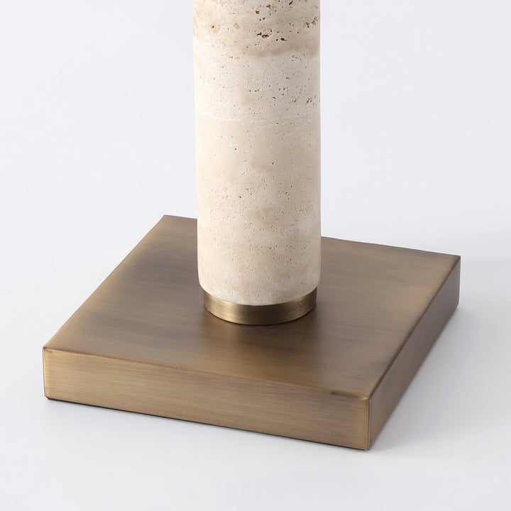 Travertine / White