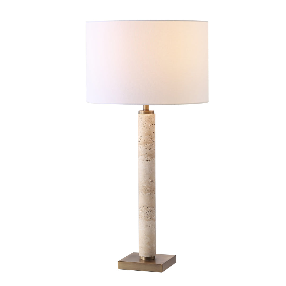 Travertine / White