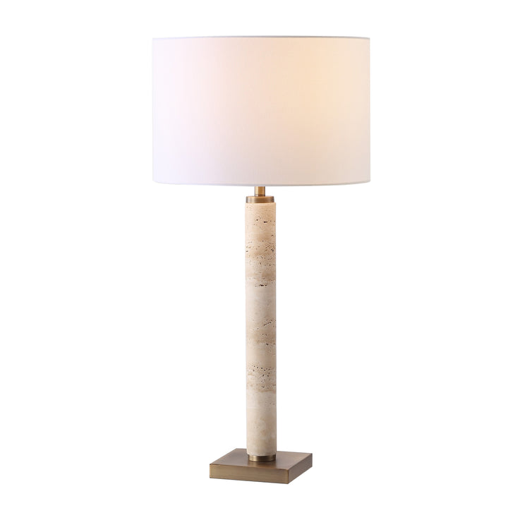 Travertine / White