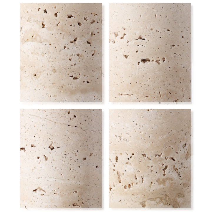 Travertine / White