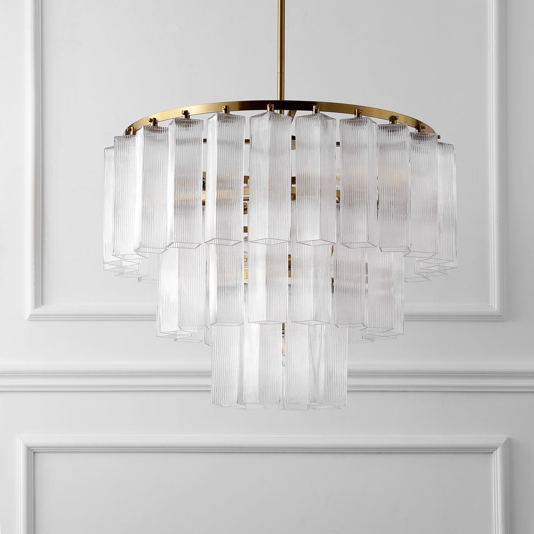 Safavieh Couture Kelcie Tiered Glass Chandelier