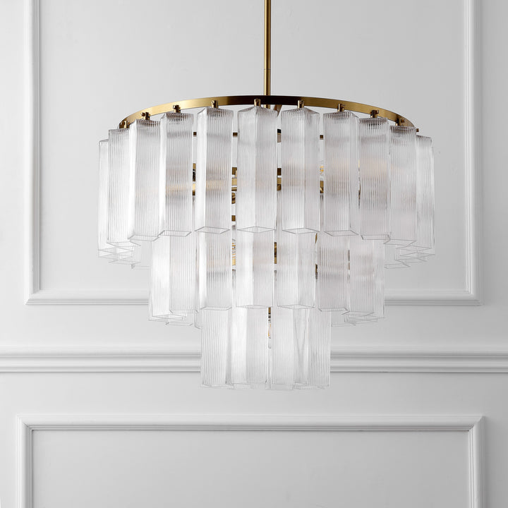 Safavieh Couture Kelcie Tiered Glass Chandelier