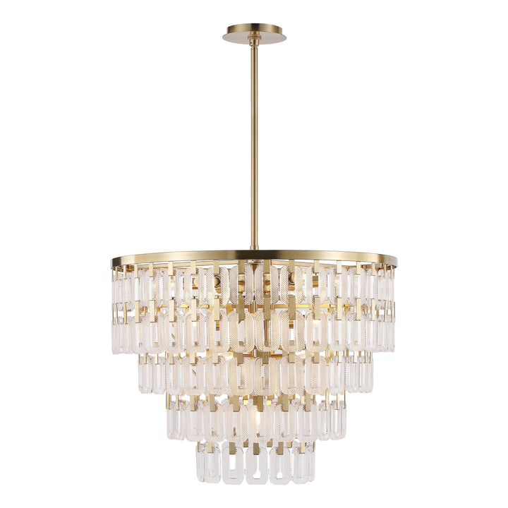 Safavieh Couture Queenie Tiered Glass Chandelie