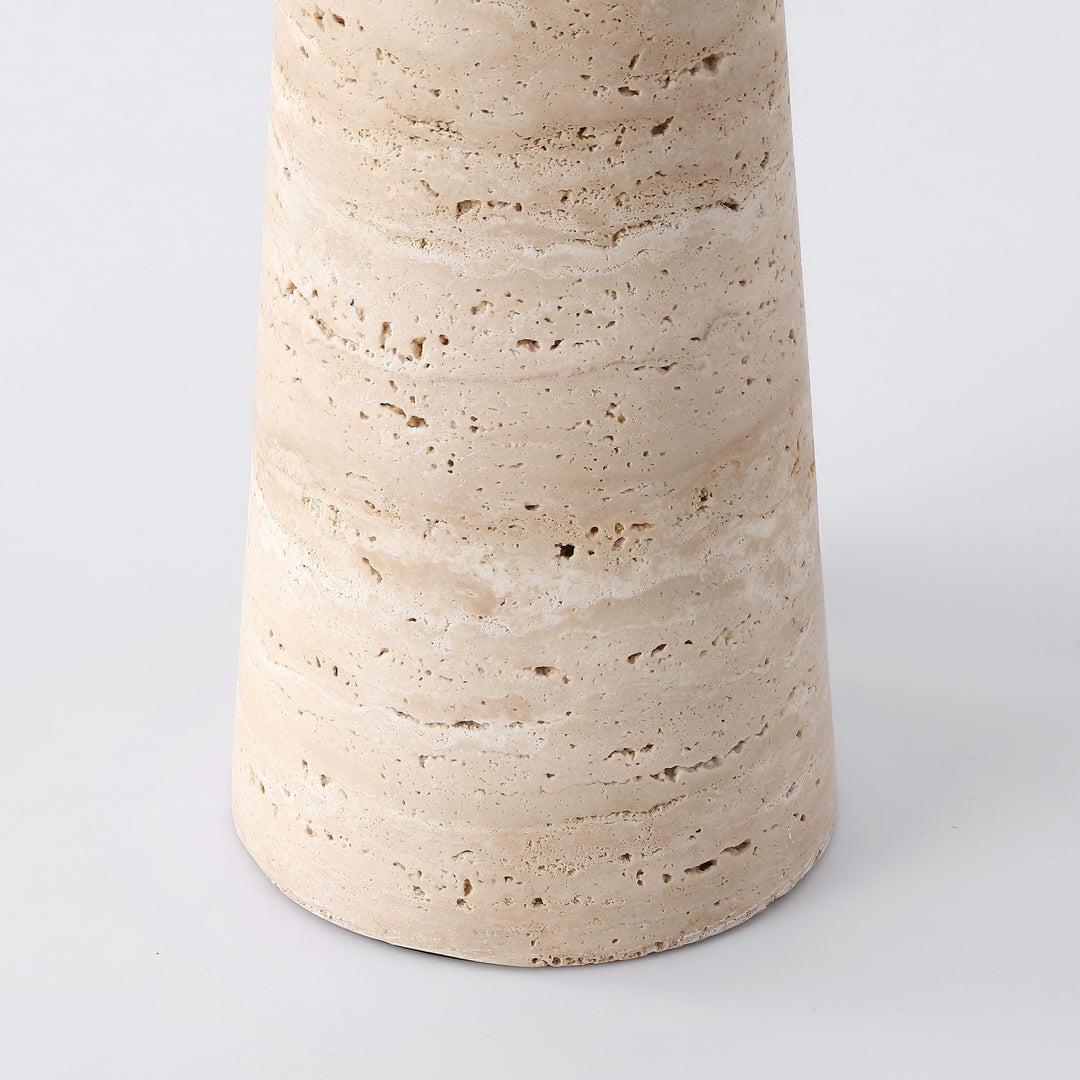 Travertine / White
