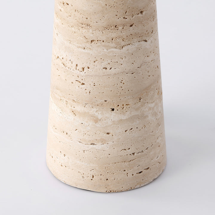 Travertine / White
