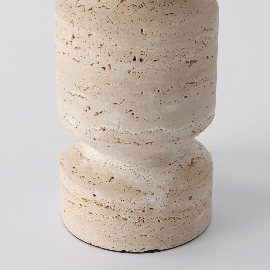 Travertine / White