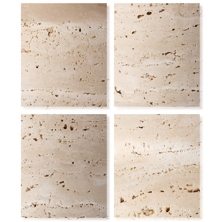 Travertine / White
