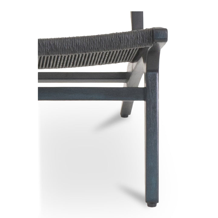Palma Outdoor Lounge Chair Black