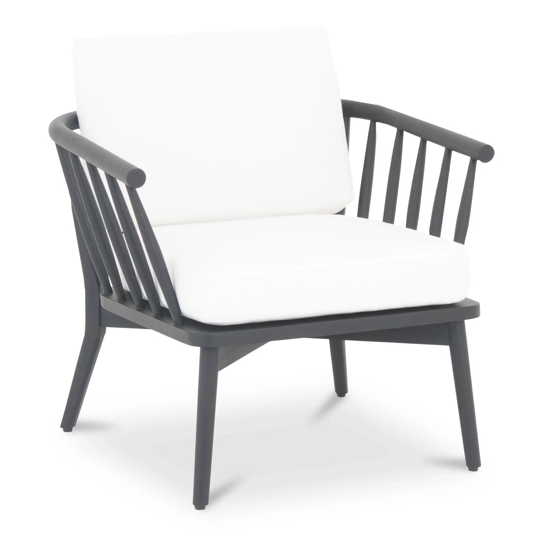 Wren Outdoor Lounge Chair Warm White - AmericanHomeFurniture