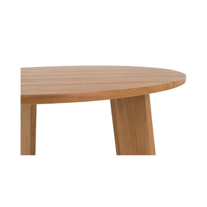 Moe's Home Collection - Delta Round Outdoor Dining Table Natural - CV-1024-24 | American Home Furniture