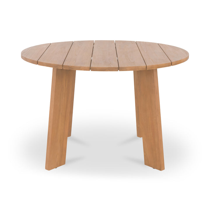 Moe's Home Collection - Delta Round Outdoor Dining Table Natural - CV-1024-24 | American Home Furniture