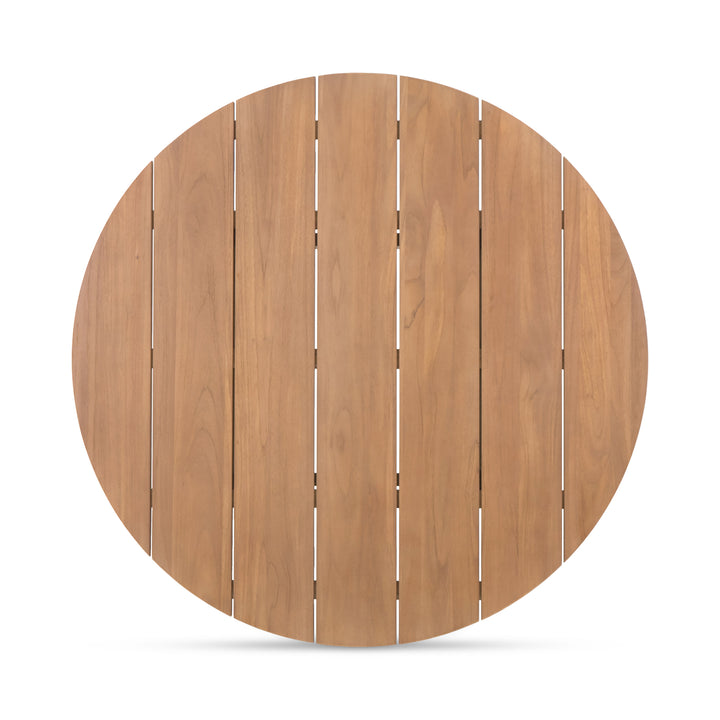 Moe's Home Collection - Delta Round Outdoor Dining Table Natural - CV-1024-24 | American Home Furniture