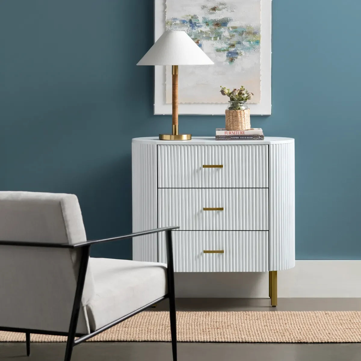 Crestview Collection Astoria Three-Drawer Chest DRESSERS