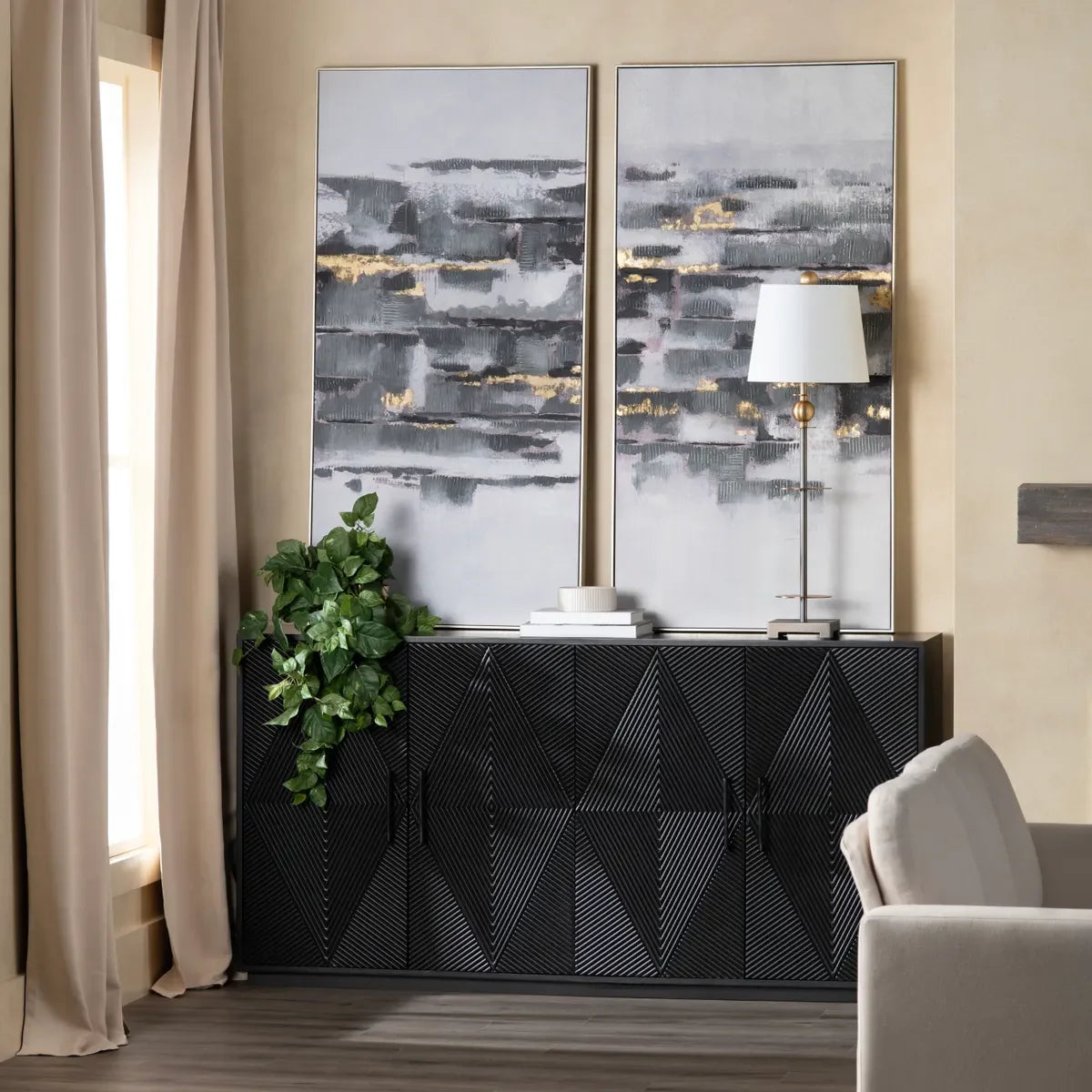 Crestview Collection Watson Sideboard SIDEBOARDS + CREDENZAS