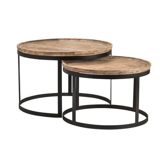 Crestview Collection 2 Piece Traymore Nesting Cocktail Tables COFFEE TABLES